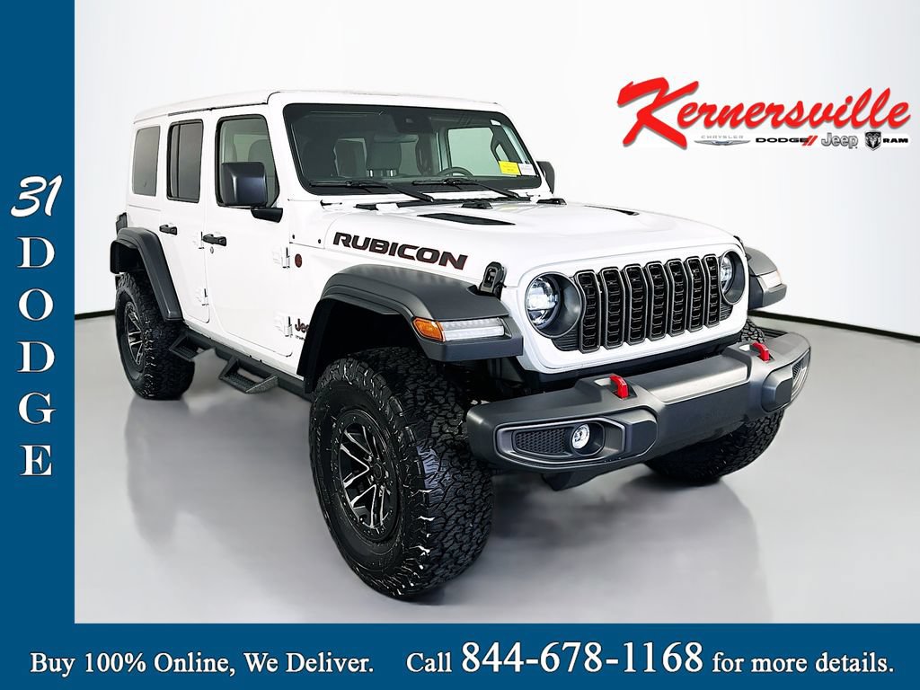 Used 2025 Jeep Wrangler Unlimited Rubicon w/ XTREMEE 35" Tire Package AWD/4WD image 1