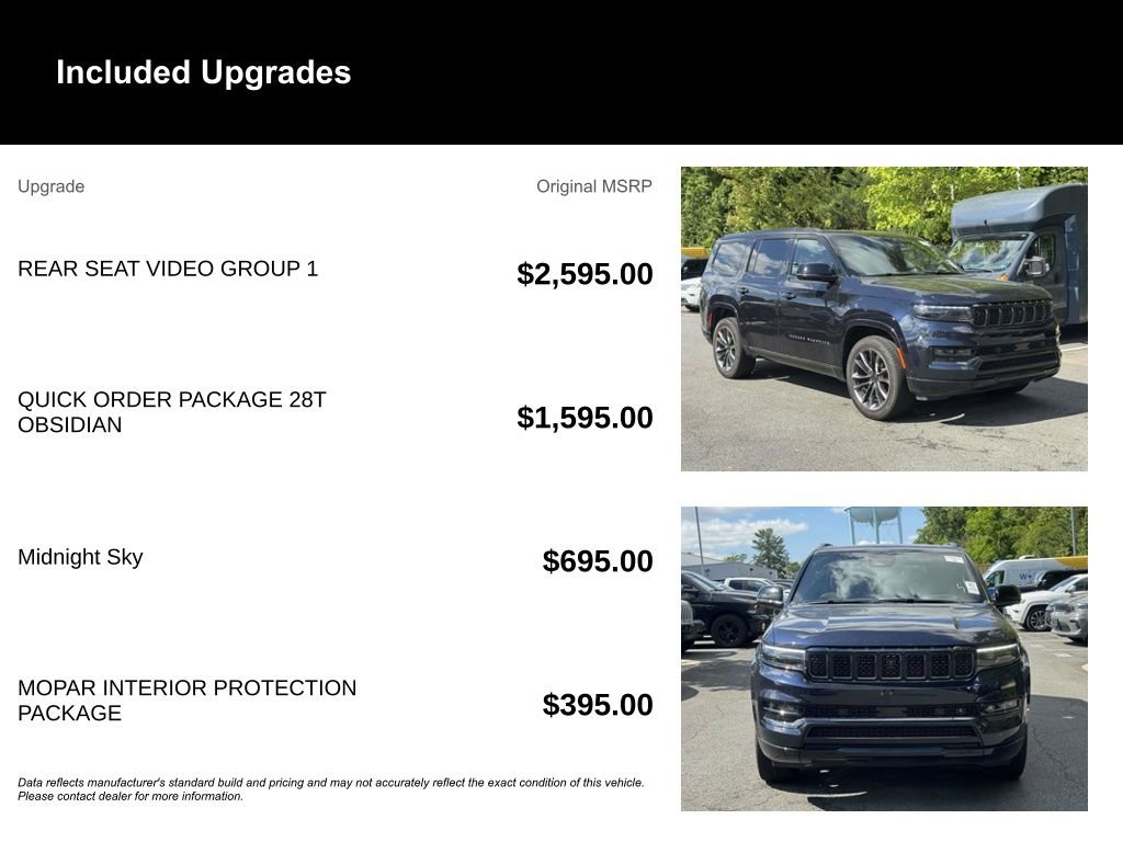 Used 2025 Jeep Grand Wagoneer Series III w/ Rear Seat Video Group 1 AWD/4WD image 11