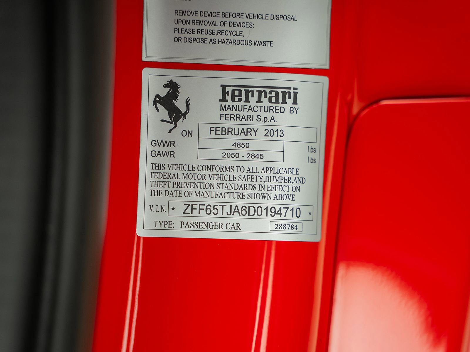Used 2013 Ferrari California RWD image 67