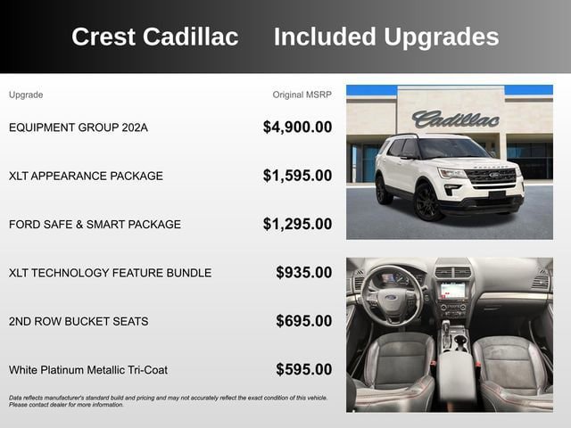 Used 2018 Ford Explorer XLT w/ Equipment Group 202A image 5