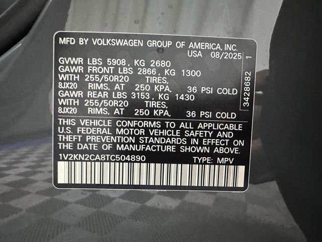 New 2026 Volkswagen Atlas SE image 43