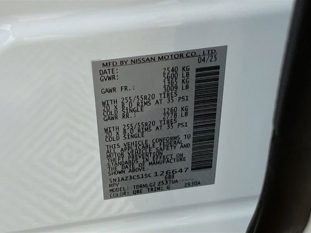 New 2025 Nissan Murano SL w/ Cargo Package image 26