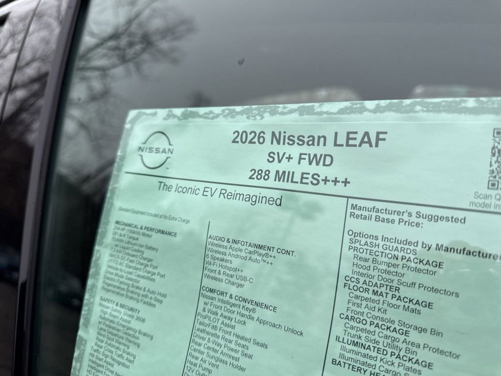 New 2026 Nissan Leaf SV+ w/ Illuminated Package image 25