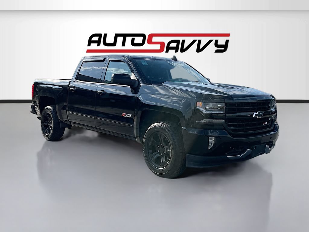 Used 2018 Chevrolet Silverado 1500 LTZ Z71 w/ Midnight Edition AWD/4WD image 1