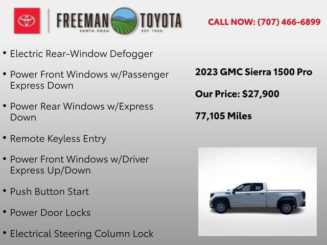 Used 2023 GMC Sierra 1500 Pro w/ Trailering Package RWD image 12