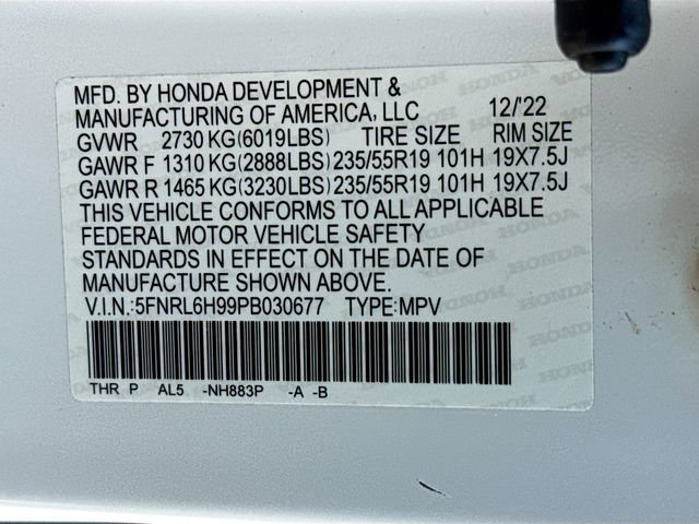 Certified 2023 Honda Odyssey Elite image 36