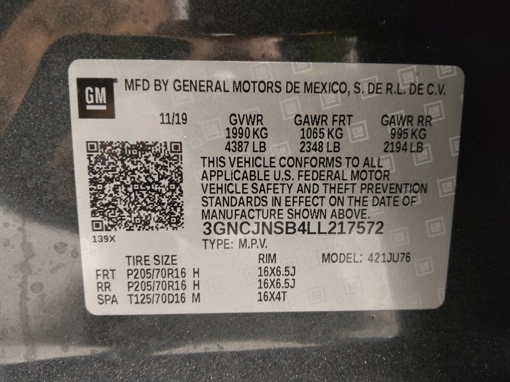Used 2020 Chevrolet Trax LS w/ Tint and Cruise Package AWD/4WD image 33