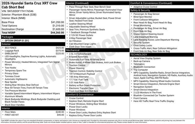 New 2026 Hyundai Santa Cruz XRT AWD/4WD image 27