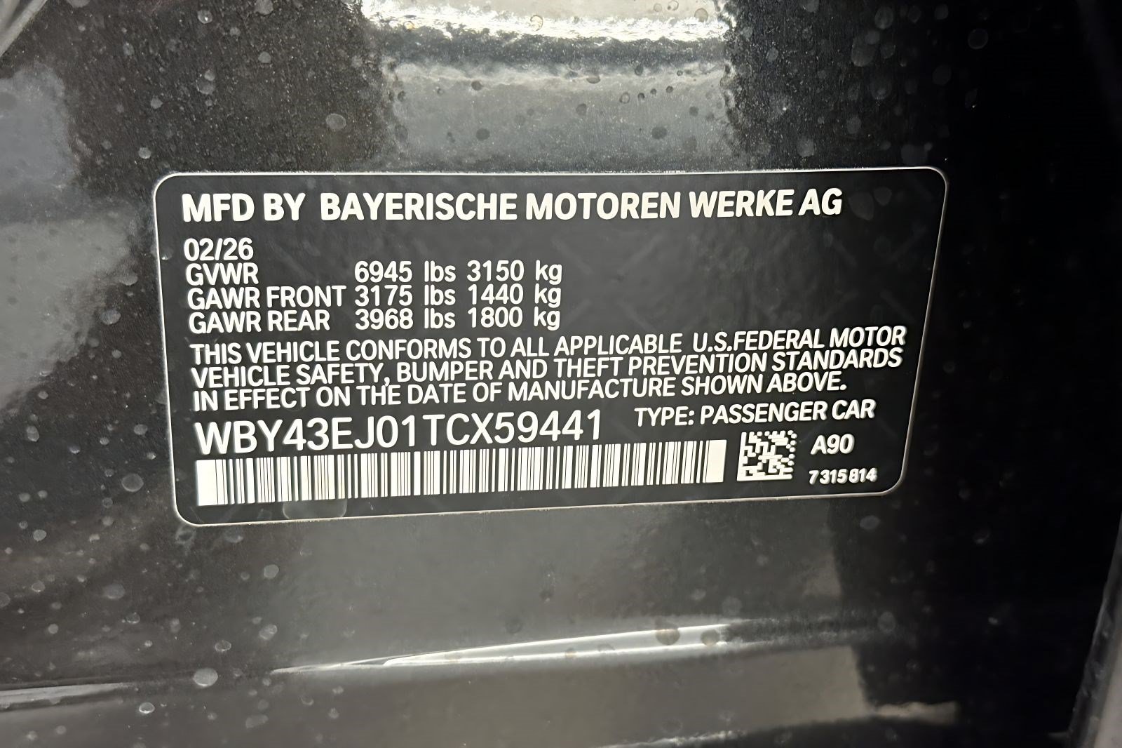 Used 2026 BMW i7 eDrive50 RWD image 24
