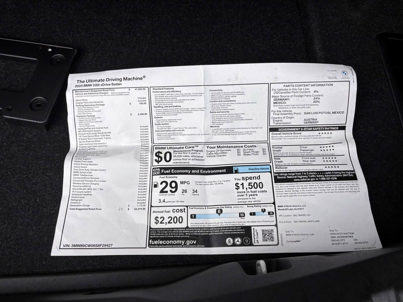 Used 2025 BMW 330i xDrive Sedan AWD/4WD image 10