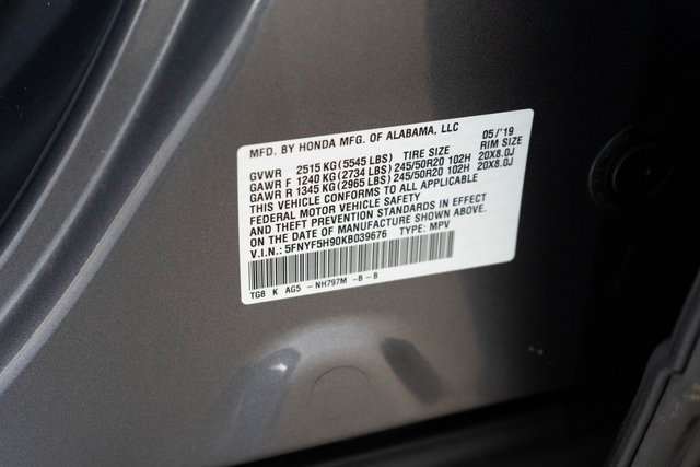 Used 2019 Honda Pilot Touring image 36