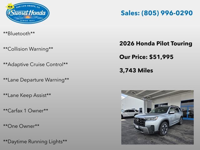 Certified 2026 Honda Pilot Touring image 7