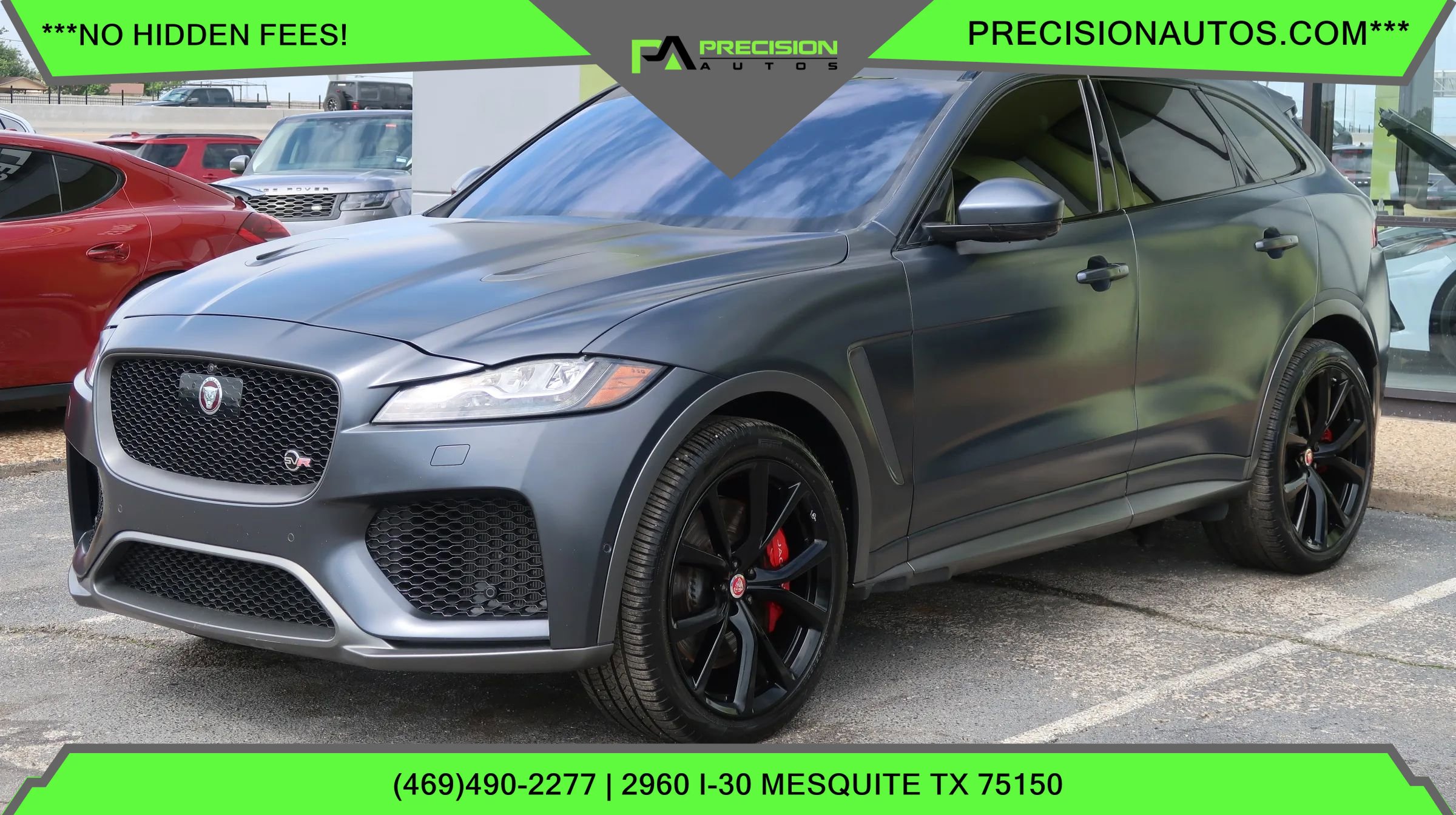 Used 2020 Jaguar F-PACE SVR AWD/4WD image 1