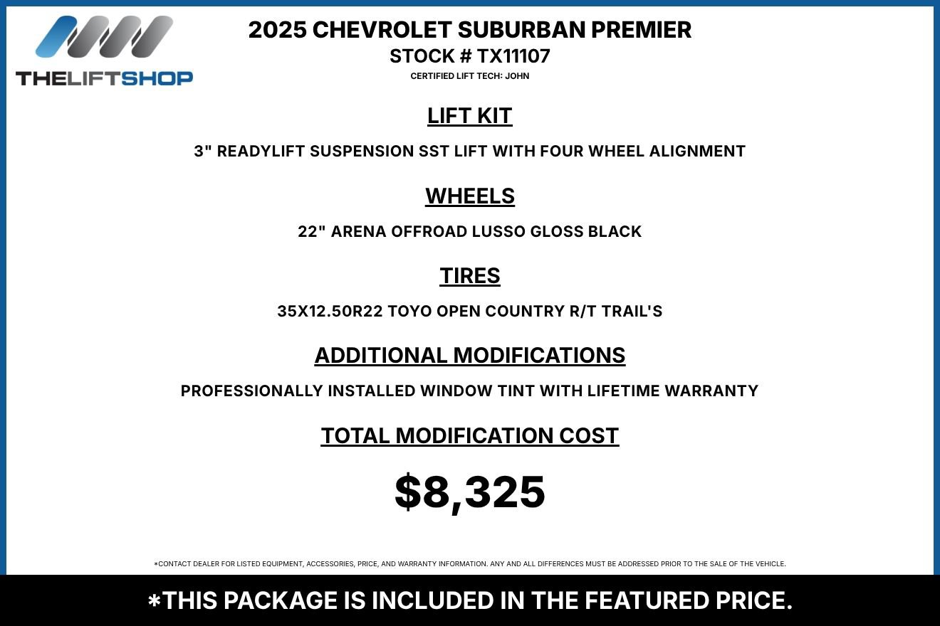 Used 2025 Chevrolet Suburban Premier AWD/4WD image 2