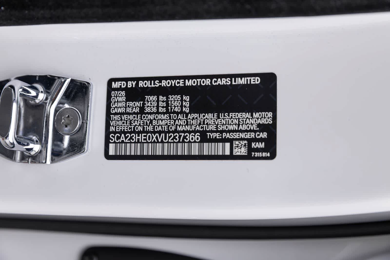 New 2027 Rolls-Royce Phantom Sedan RWD image 25