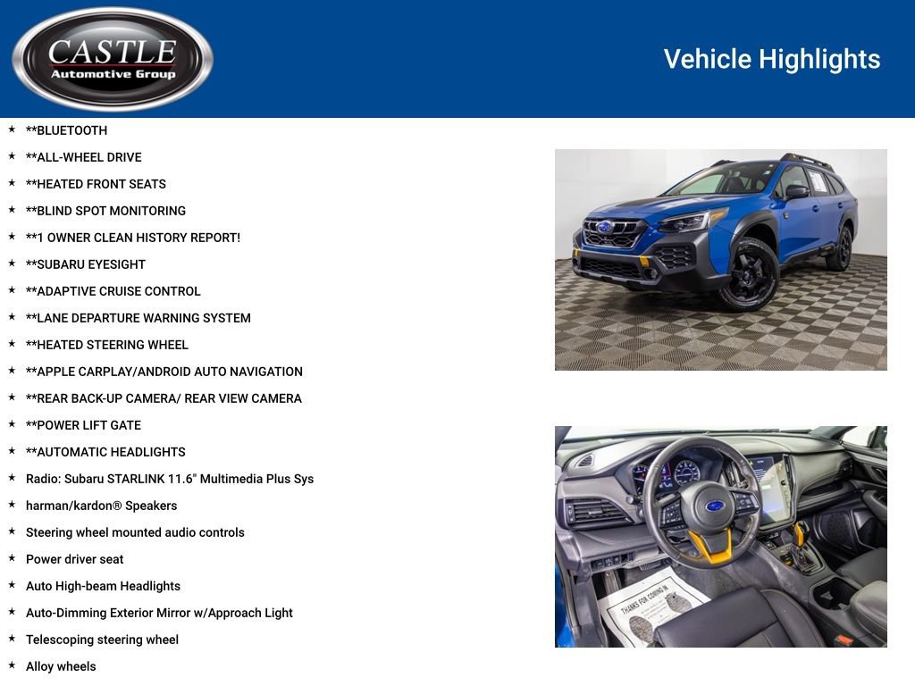Used 2024 Subaru Outback Wilderness AWD/4WD image 3