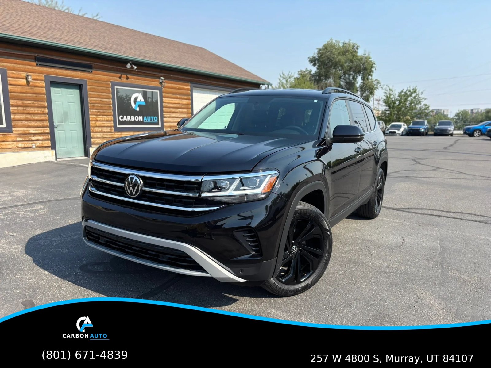 Used 2023 Volkswagen Atlas SE w/ Black Wheel Package AWD/4WD image 1