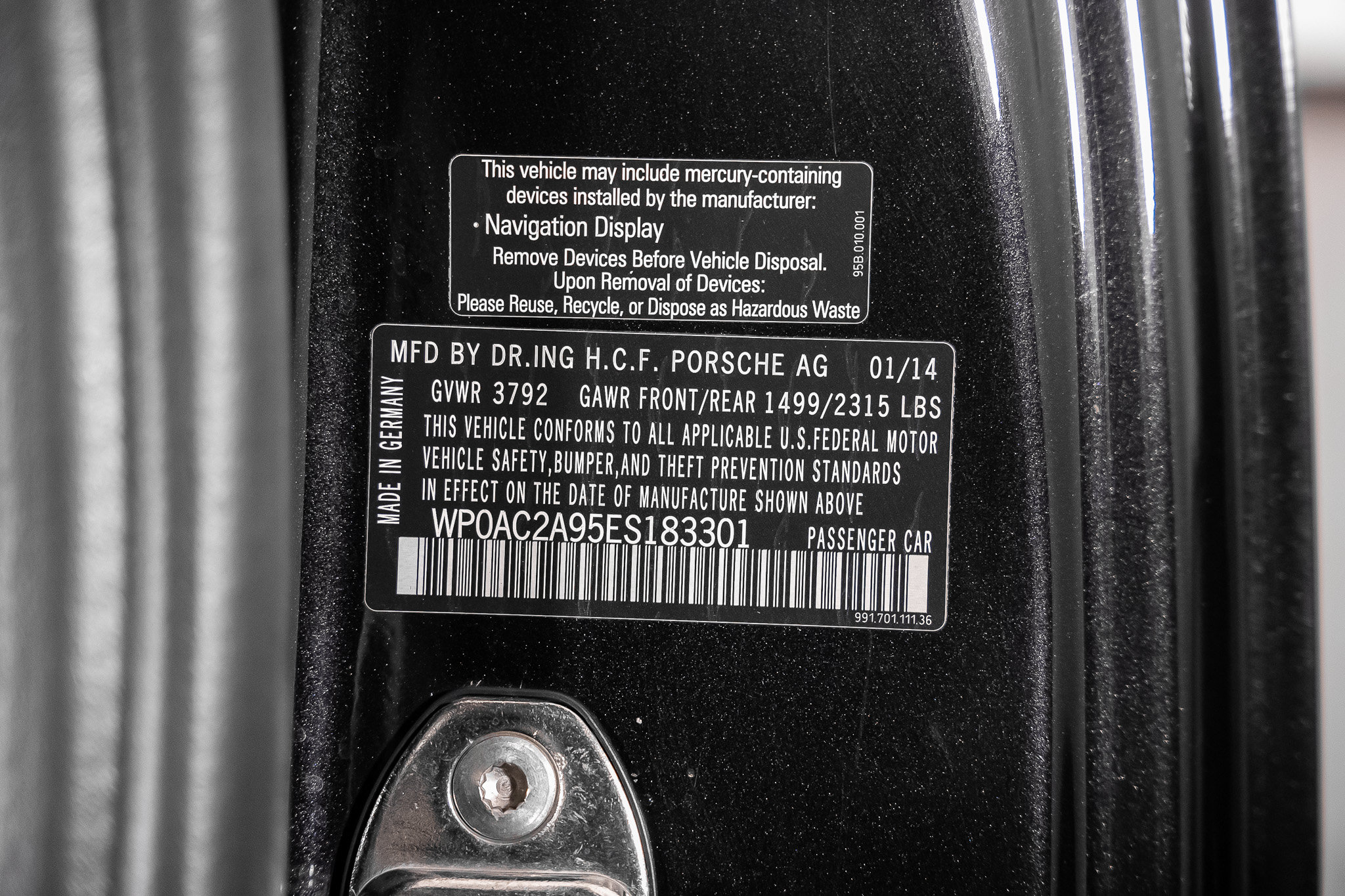Used 2014 Porsche 911 GT3 w/ Sound Package Plus RWD image 57