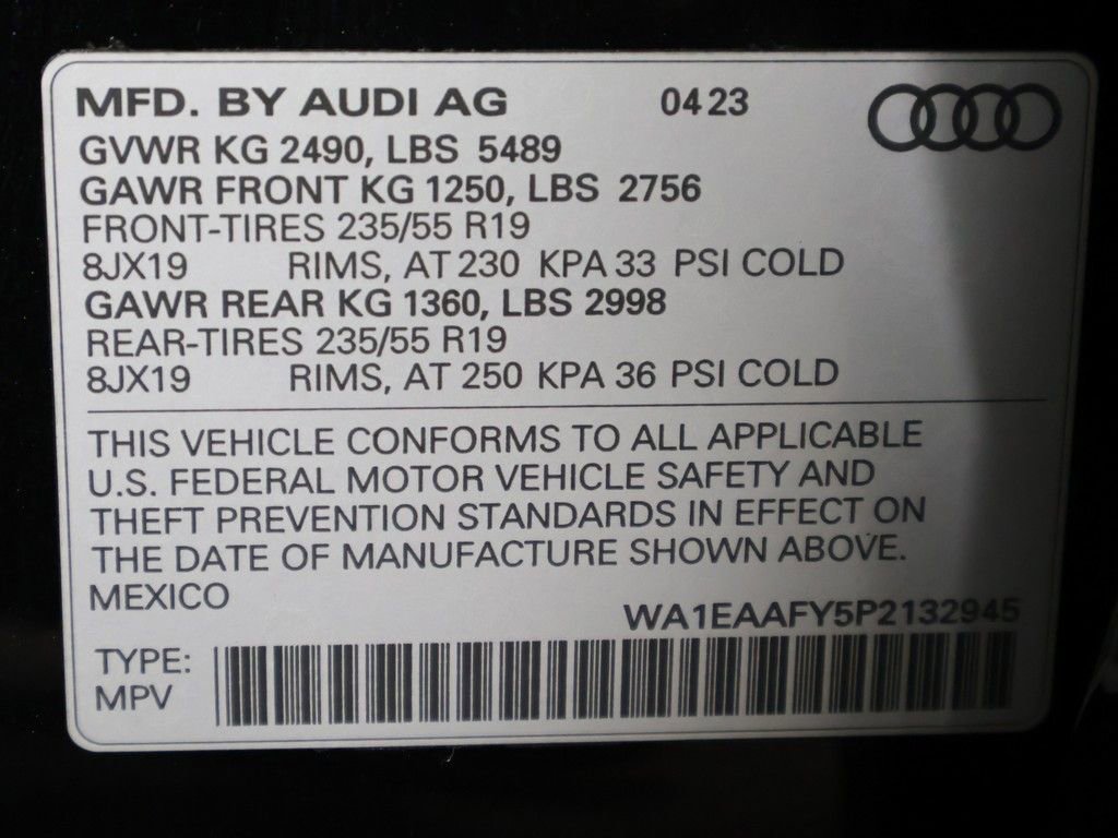 Used 2023 Audi Q5 2.0T Premium Plus w/ Premium Plus Package image 50