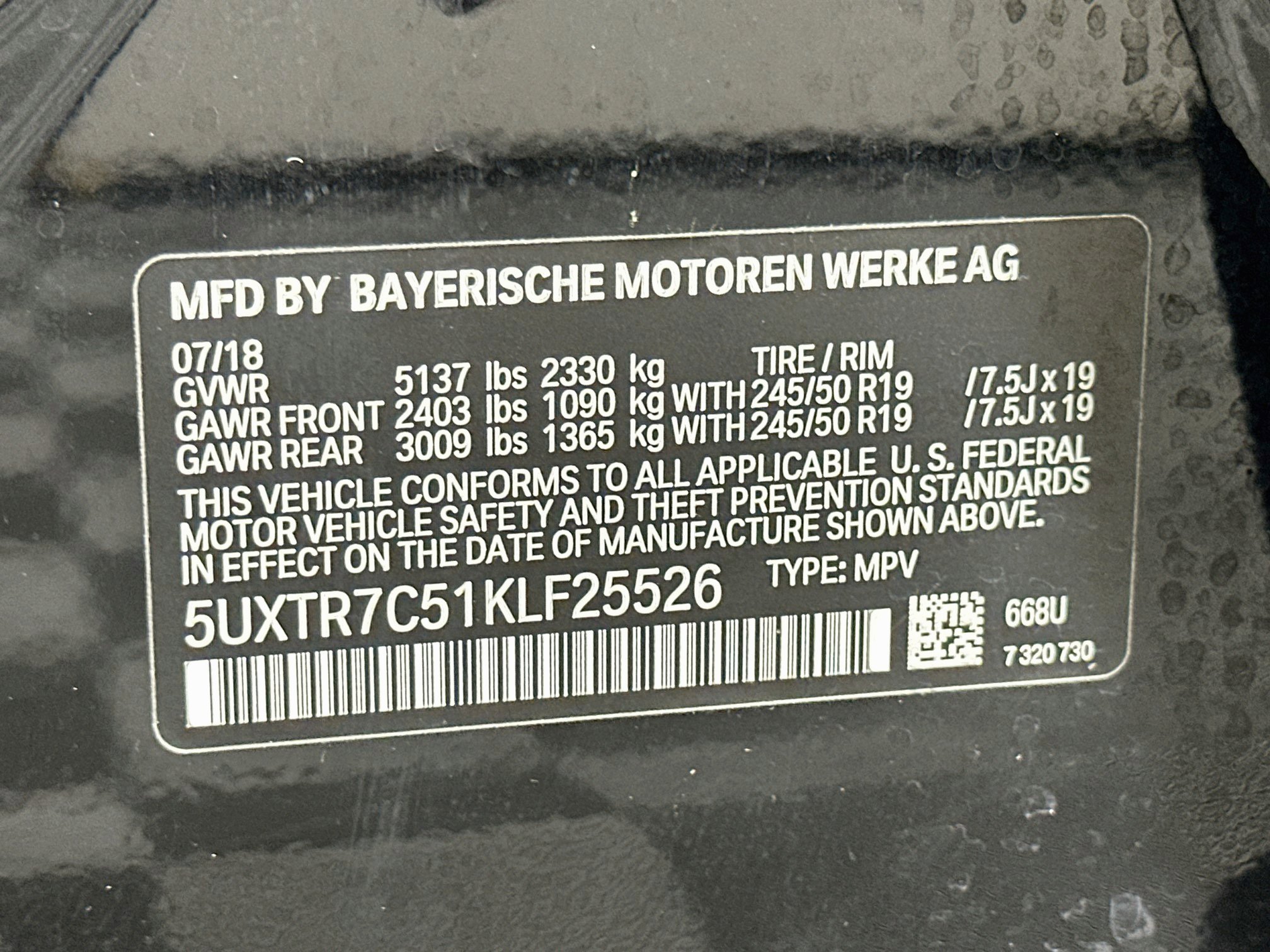 Used 2019 BMW X3 sDrive30i w/ Driving Assistance Package RWD image 12