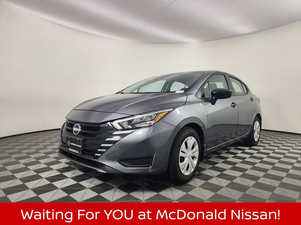 Certified 2025 Nissan Versa S w/ Trunk Package FWD image 1