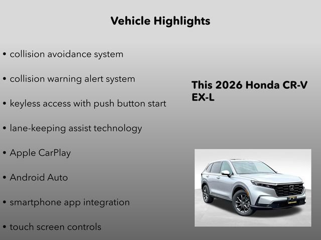 New 2026 Honda CR-V EX-L image 10