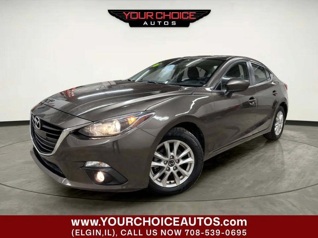 Used 2016 MAZDA MAZDA3 i Touring w/ Popular Equipment Package FWD image 1