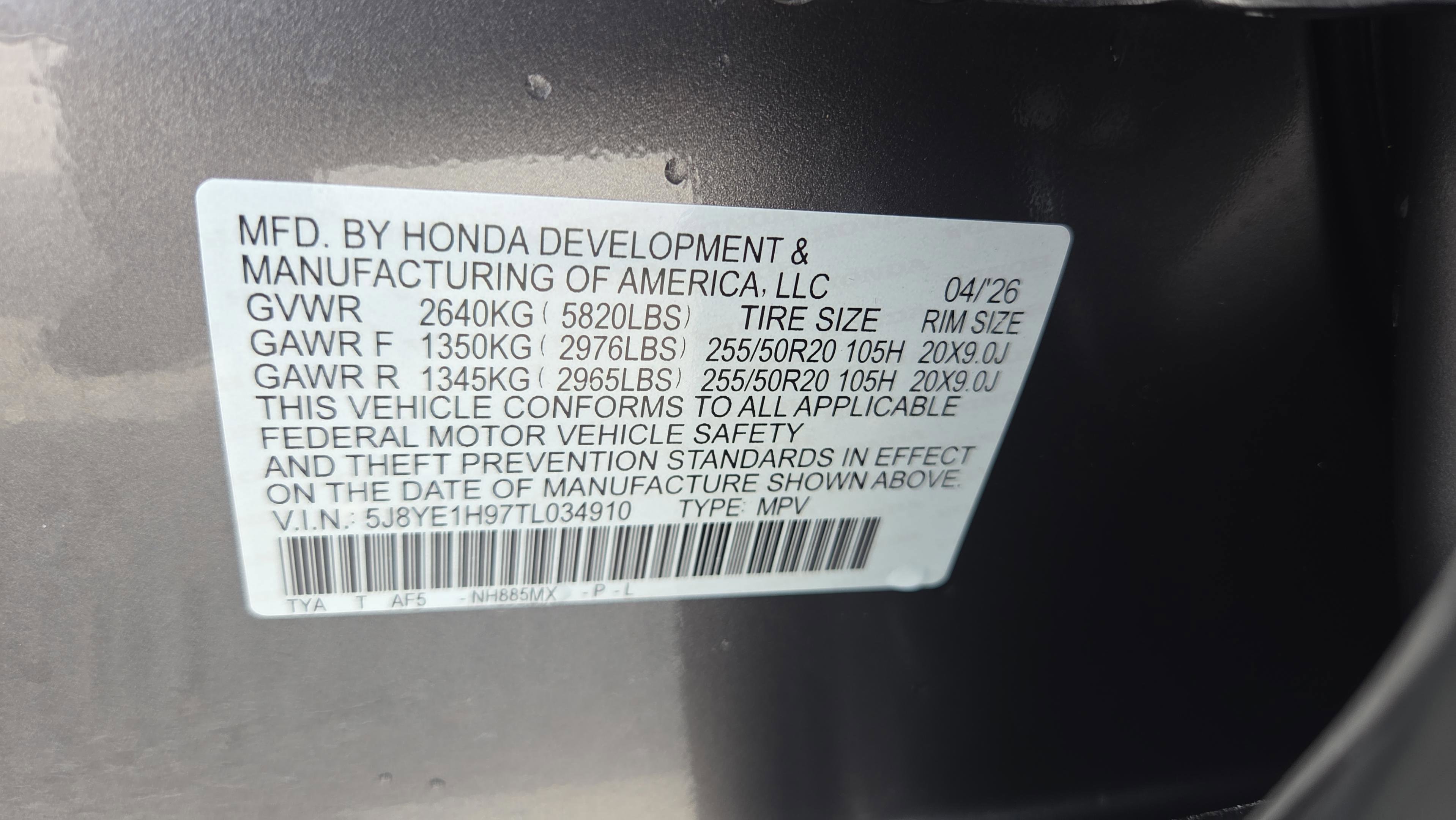 New 2026 Acura MDX A-Spec AWD/4WD image 19
