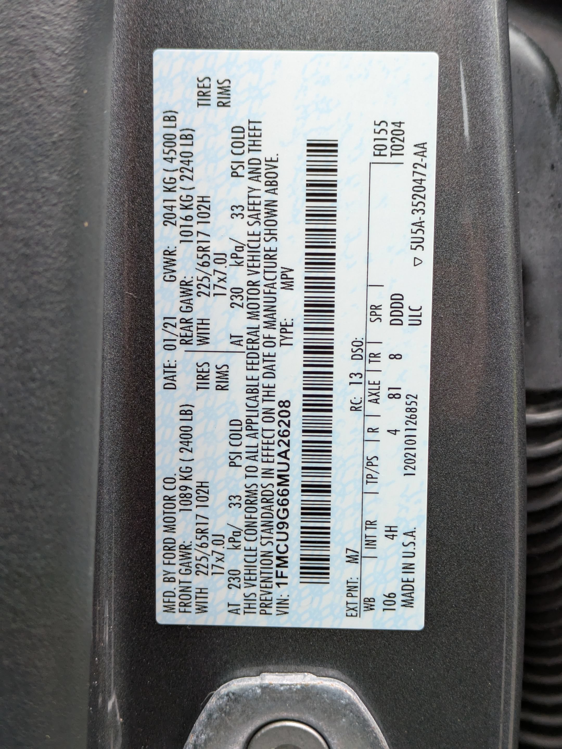 Used 2021 Ford Escape SE AWD/4WD image 23