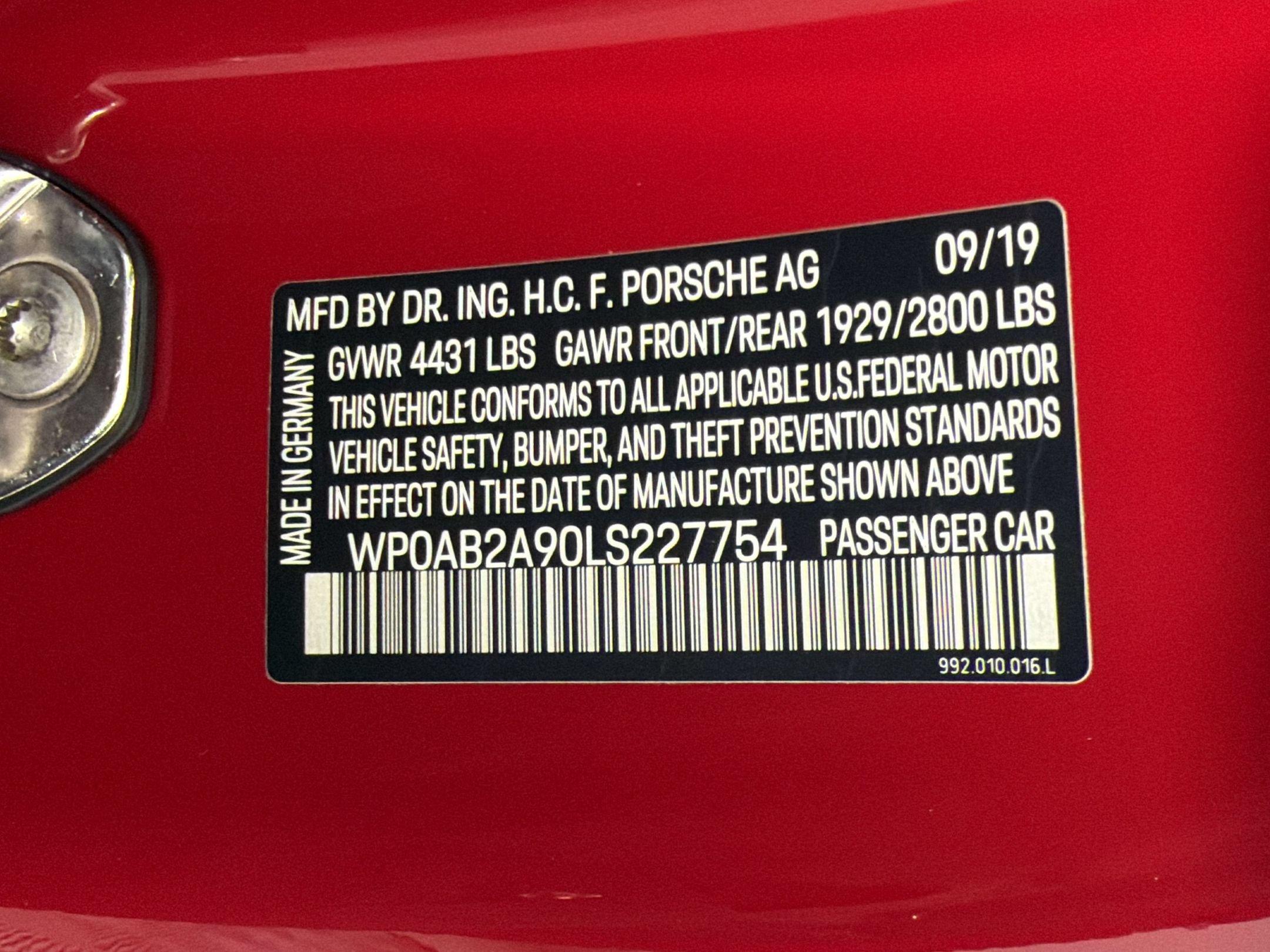 Certified 2020 Porsche 911 Carrera 4S AWD/4WD image 29