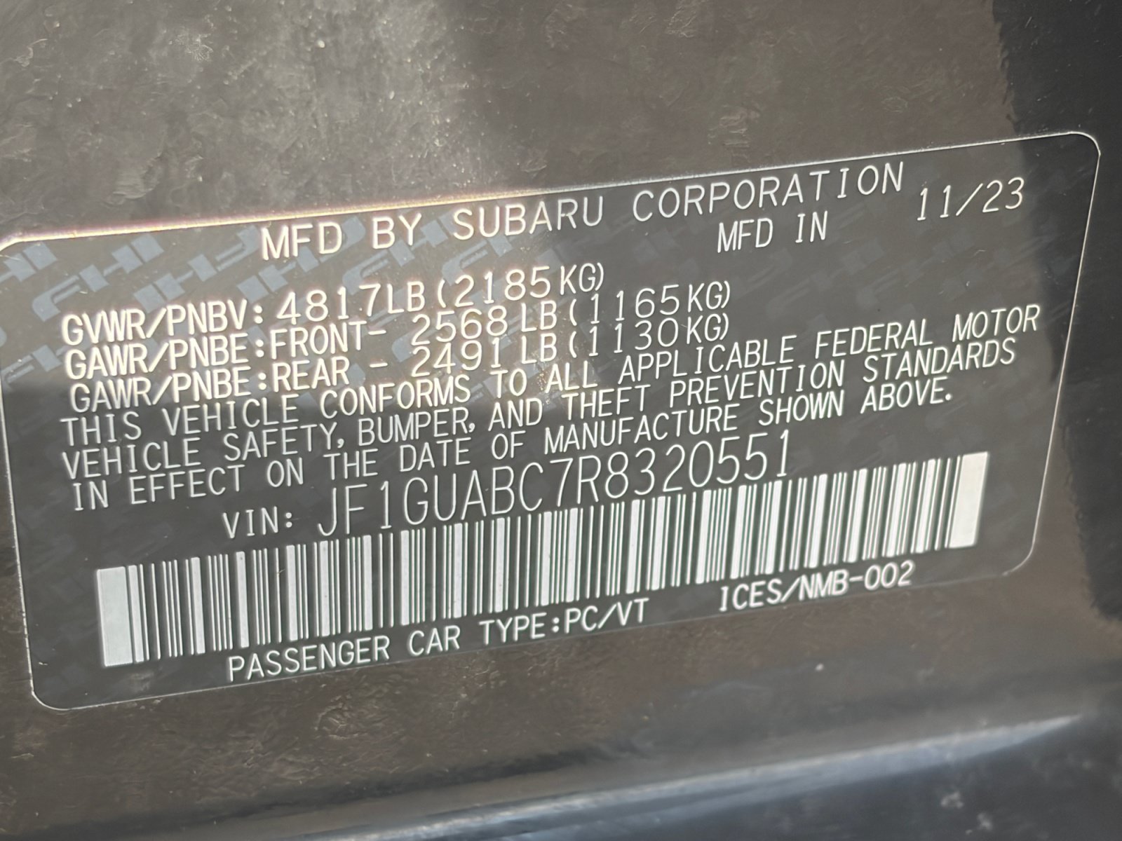 Used 2024 Subaru Impreza 2.0i w/ Popular Package #1A AWD/4WD image 34