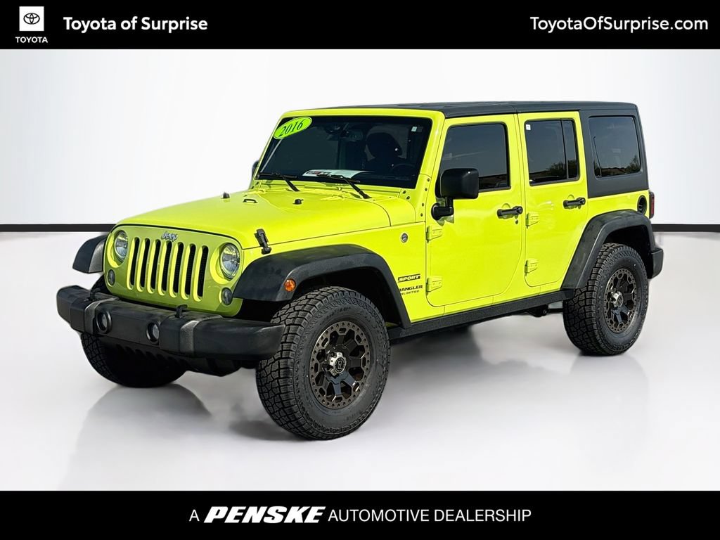 Used 2016 Jeep Wrangler Unlimited Sport w/ Quick Order Package 24S AWD/4WD image 1