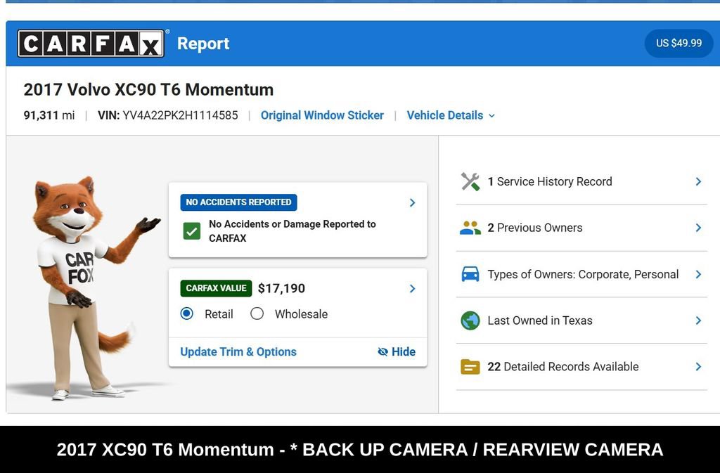 Used 2017 Volvo XC90 T6 Momentum w/ Vision Package AWD/4WD image 9