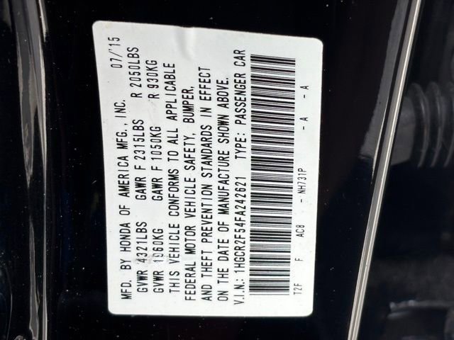 Used 2015 Honda Accord Sport image 10