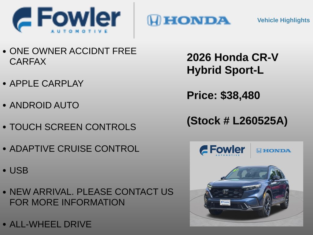 Used 2026 Honda CR-V Sport-L image 8