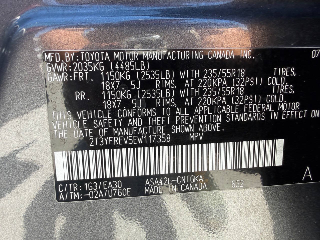 Used 2014 Toyota RAV4 Limited w/ Technology Package FWD image 45