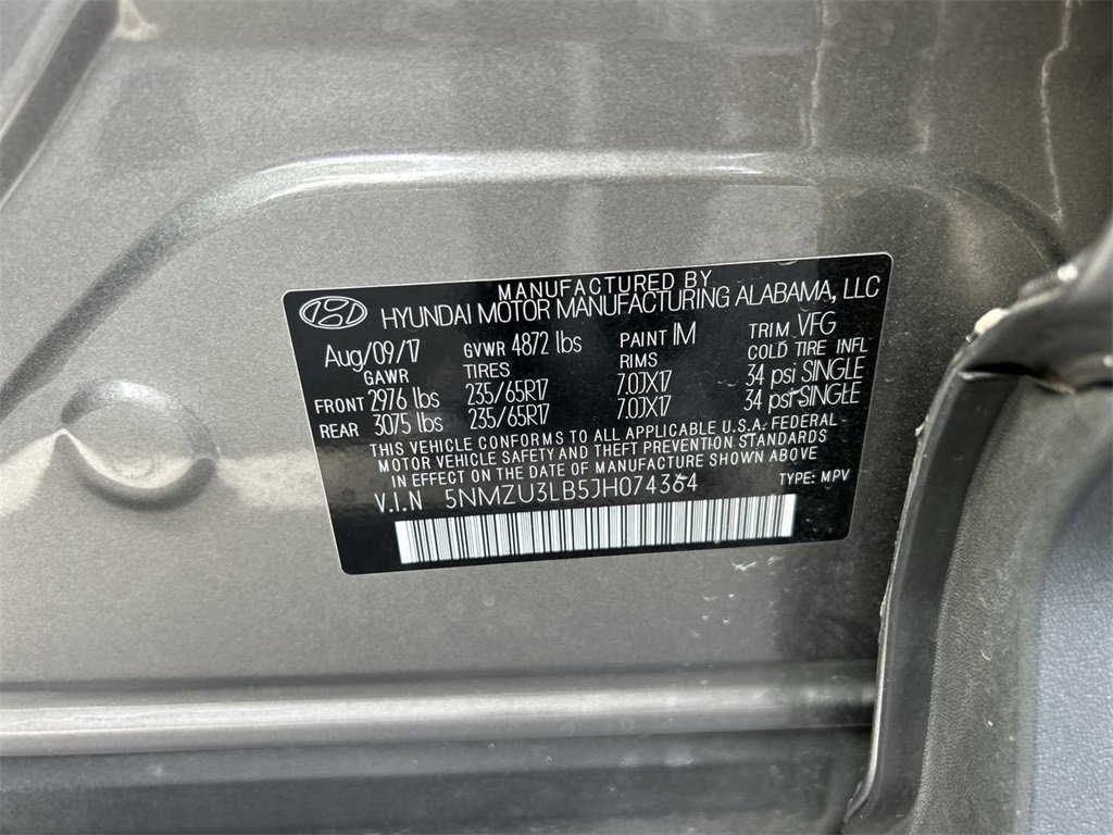 Used 2018 Hyundai Santa Fe Sport w/ 2.4L Tech Package 04 image 36