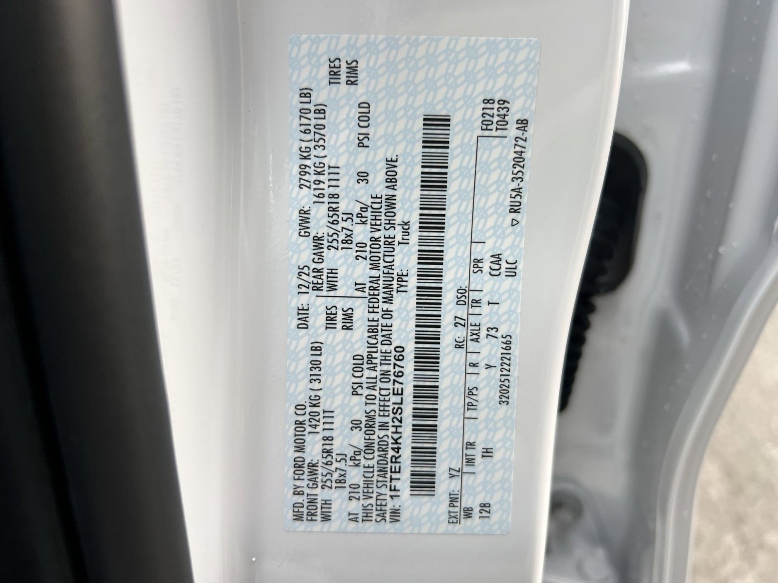 New 2025 Ford Ranger Lariat w/ FX4 Off-Road Package image 28