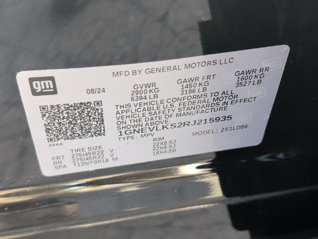 Used 2024 Chevrolet Traverse RS w/ LPO, Floor Liner Package AWD/4WD image 44