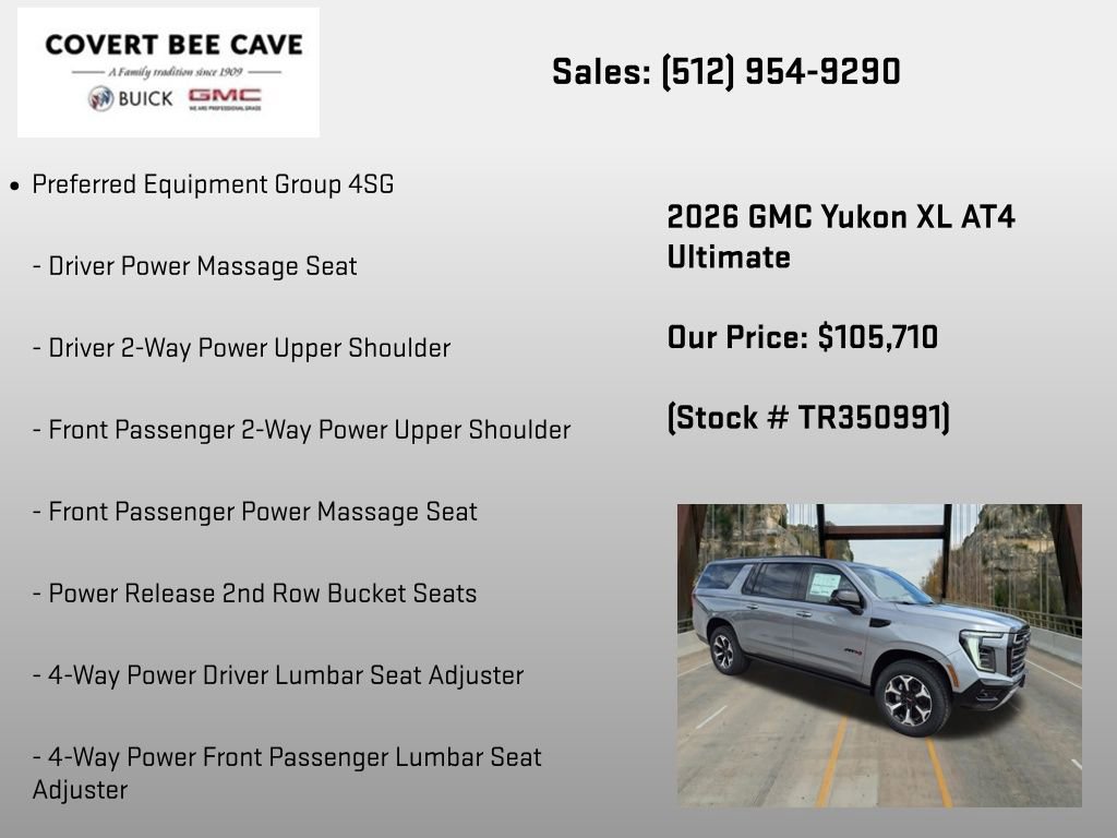 New 2026 GMC Yukon XL AT4 Ultimate AWD/4WD image 6