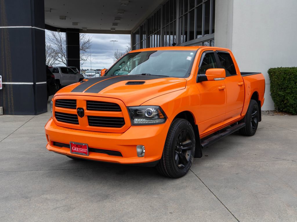 Used 2017 RAM 1500 Sport w/ Ignition Orange Sport Package image 3