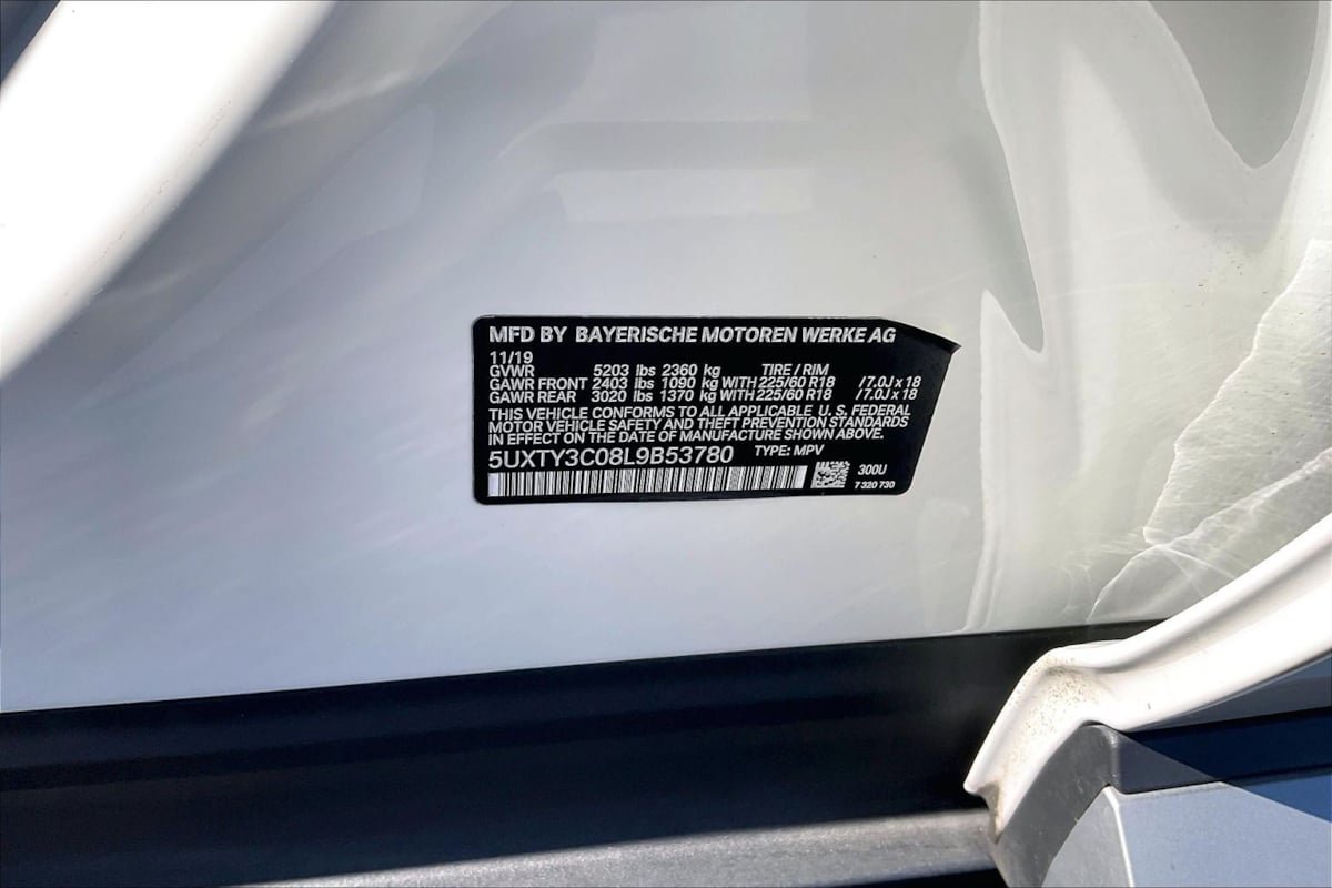 Used 2020 BMW X3 sDrive30i w/ Convenience Package RWD image 5