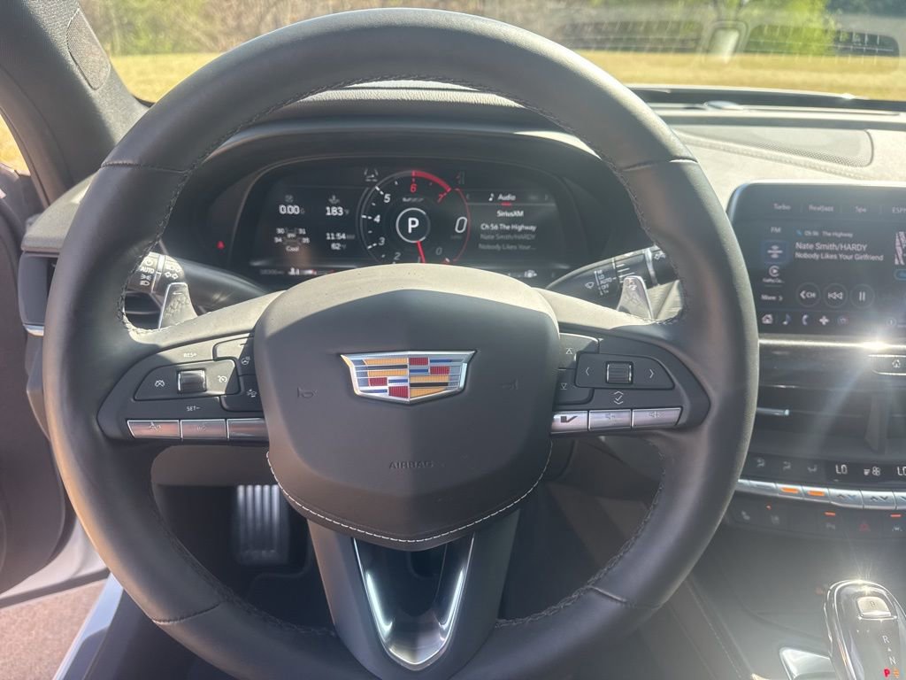 Certified 2024 Cadillac CT4 V w/ Technology Package RWD image 17