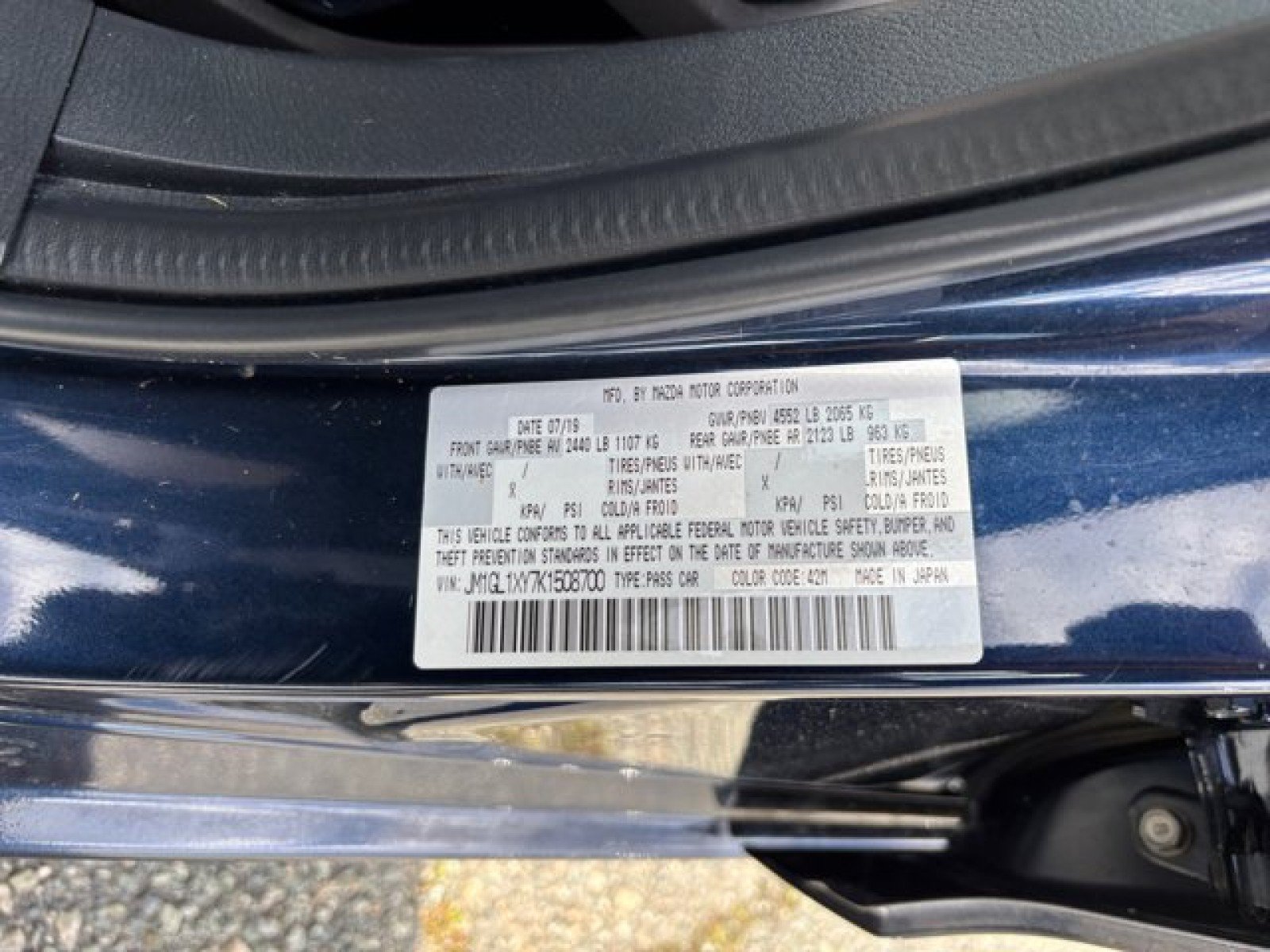 Used 2019 MAZDA MAZDA6 Signature FWD image 23