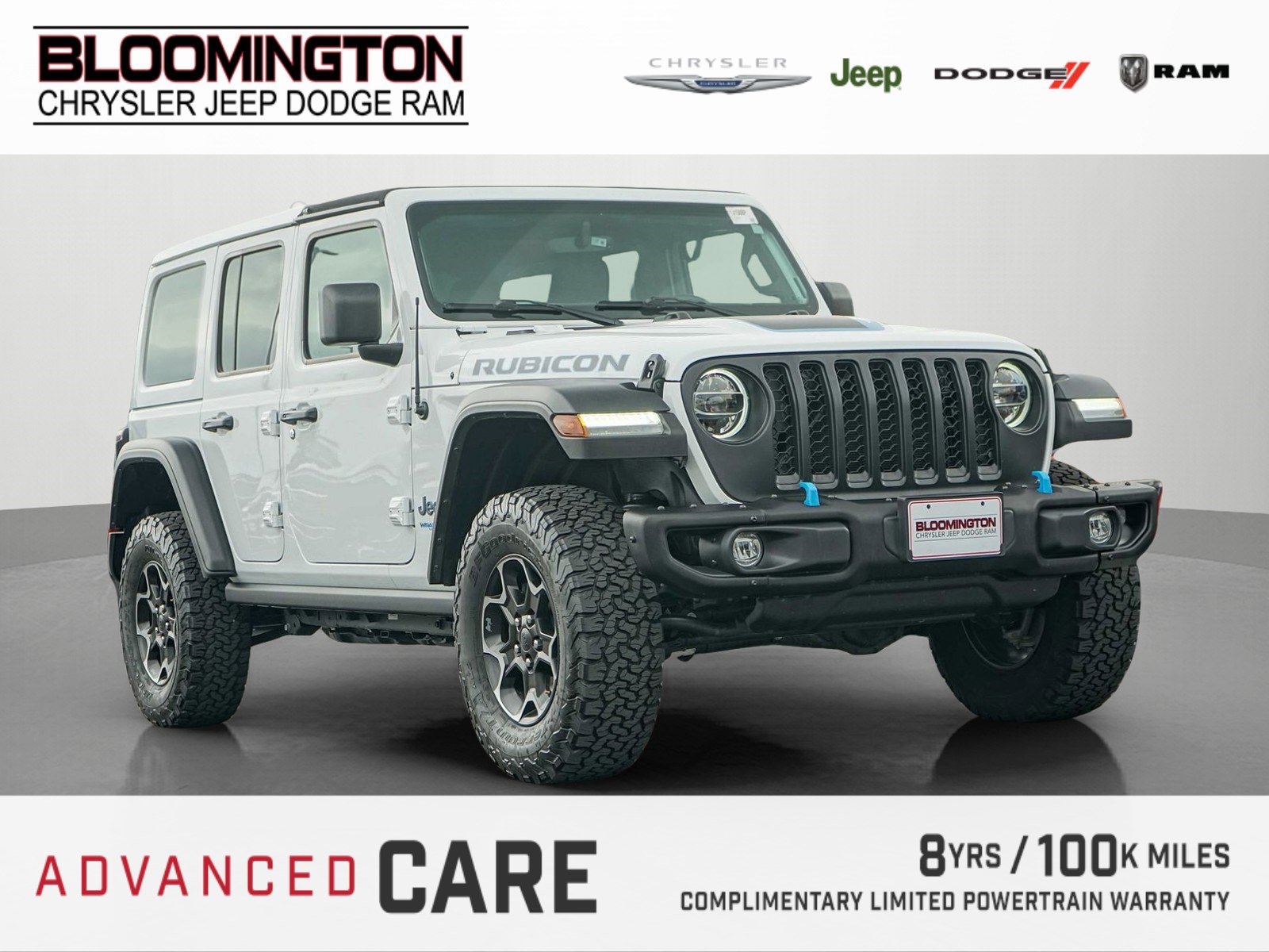 Used 2021 Jeep Wrangler Unlimited Rubicon 4xe w/ Steel Bumper Group