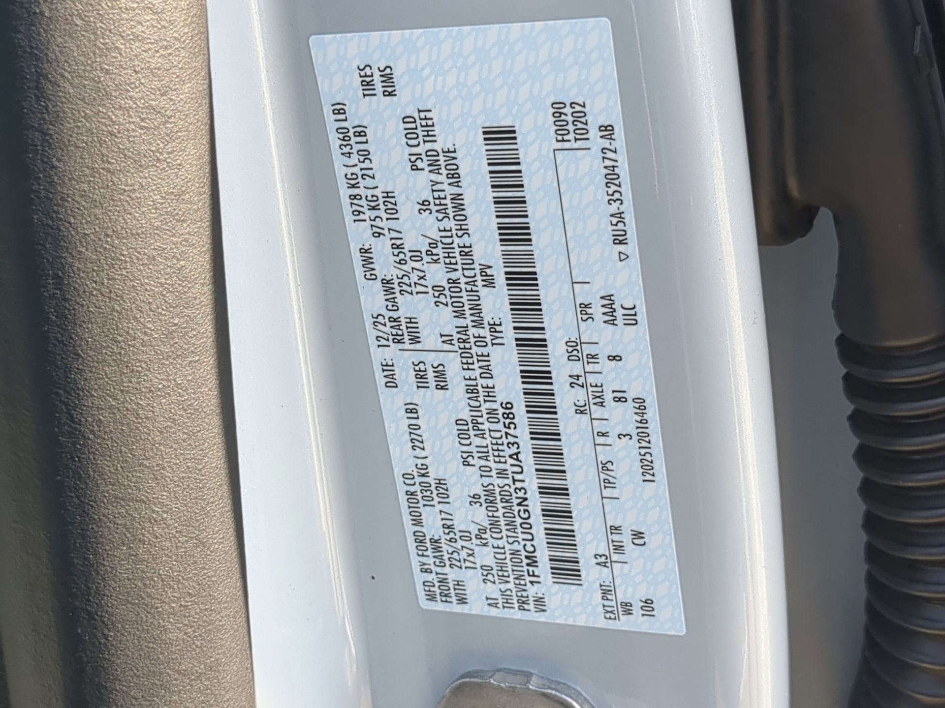 New 2026 Ford Escape Active FWD image 64