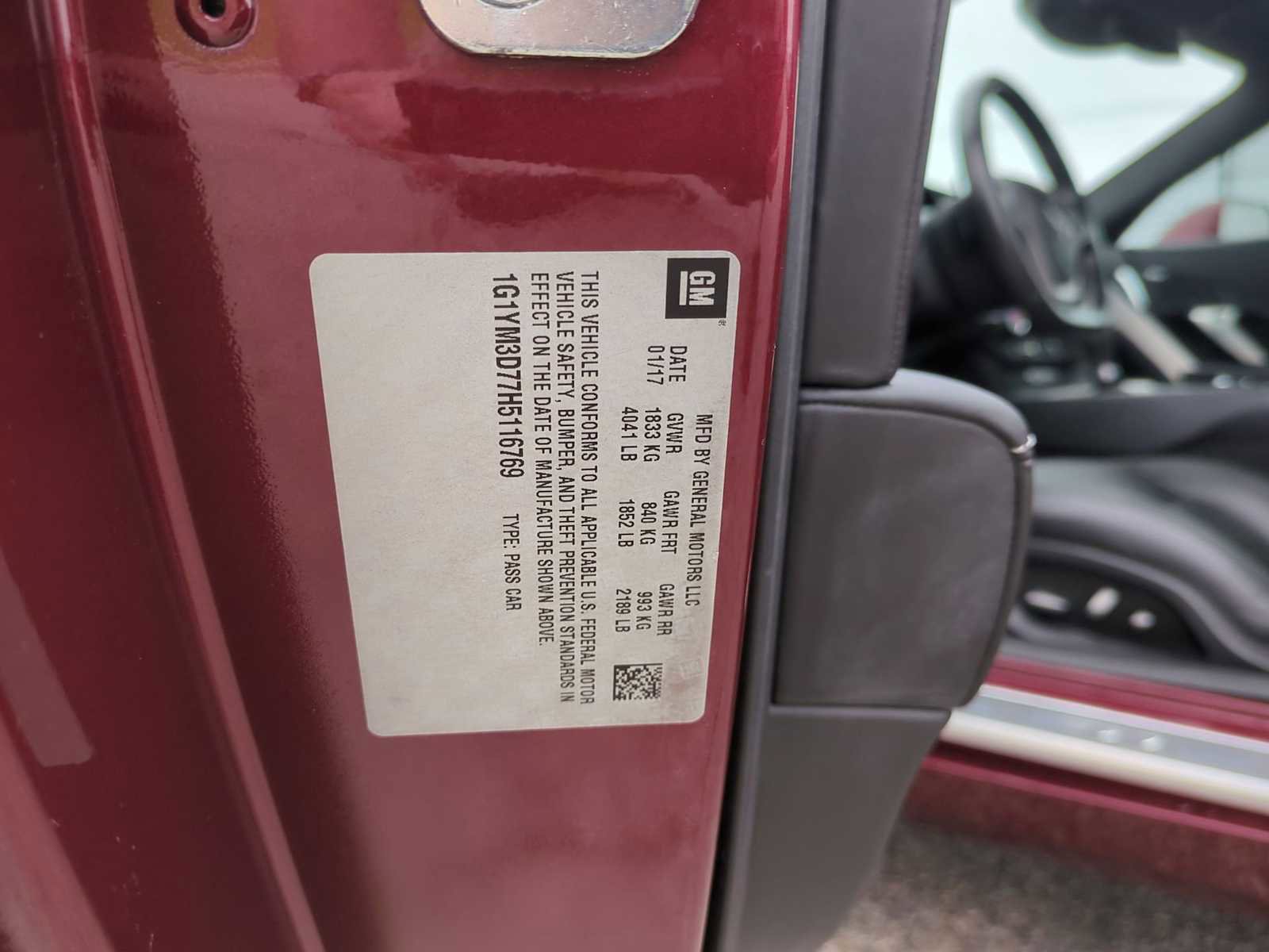 Used 2017 Chevrolet Corvette Stingray Convertible RWD image 31