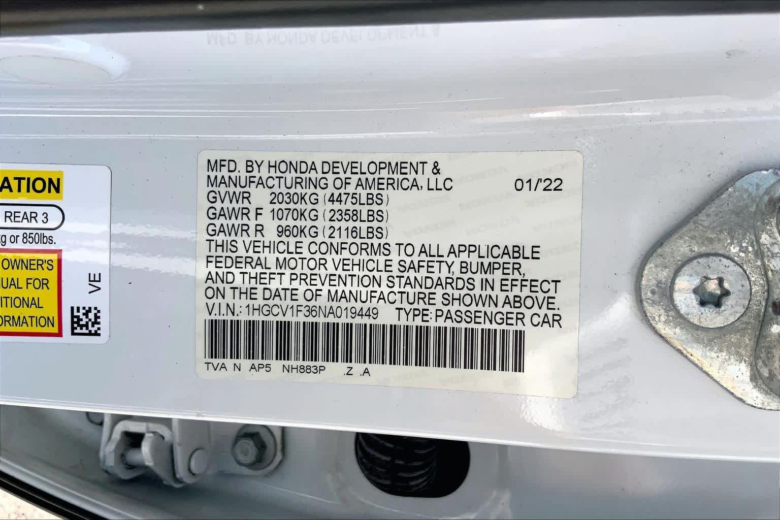 Used 2022 Honda Accord Sport image 36
