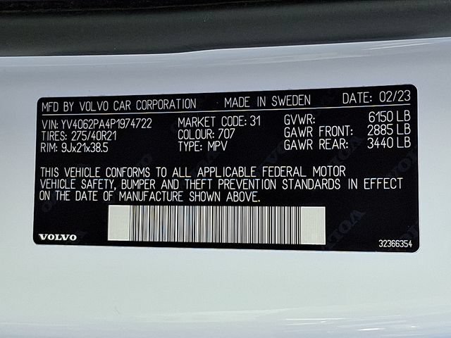 Used 2023 Volvo XC90 B6 Ultimate w/ Lounge Package AWD/4WD image 27