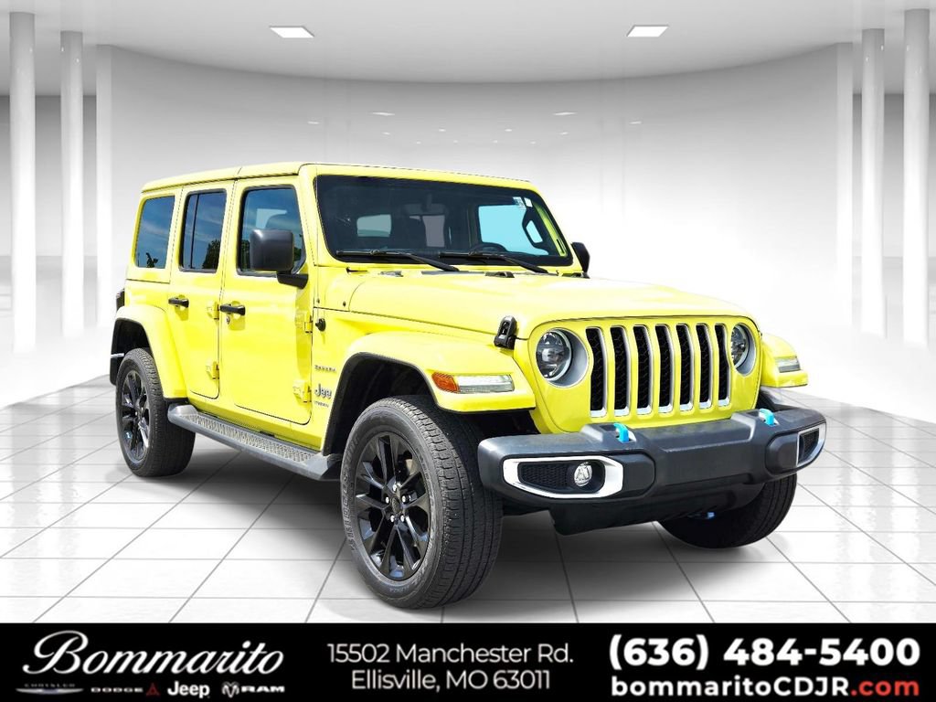 Used 2023 Jeep Wrangler Unlimited Sahara w/ Cold Weather Group AWD/4WD image 1